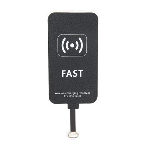 Garsentx Wireless Charger Receiver, 5V 2A 10W Super Fast Magic Tag USB Type C Qi Wireless Charging Receiver and Adapter Patch Module Chip Charging Card for Mobile Phones