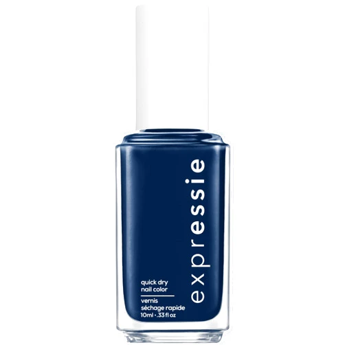 essie expressie quick dry nail polish, vegan, power moves, blue, feel the hype, 0.33 fl oz