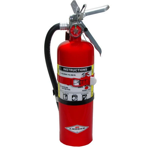Labelmaster Amerex B402T, 5lb ABC Dry Chemical Class A B C Fire Extinguisher, with Vehicle Bracket
