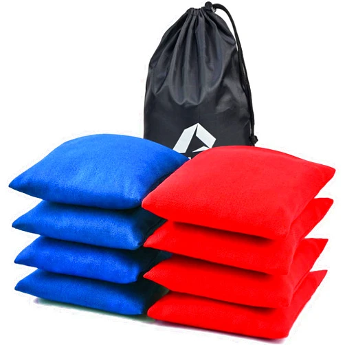 ApudArmis All Weather Cornhole Bean Bags, Set of 8 Weather Resistant Cornhole Bags for Cornhole Toss Games - for ApudArmis (Includes Carry Bag)