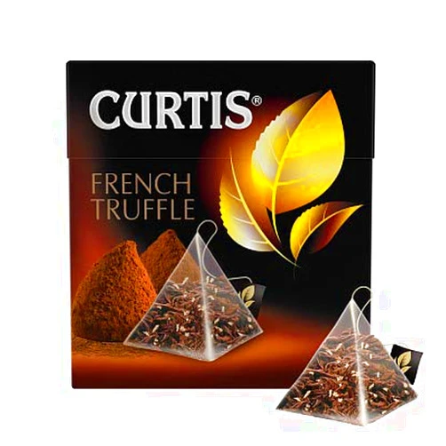 May Company CURTIS Black Tea French Truffle Taste (20 Pyramid Tea Sachets)