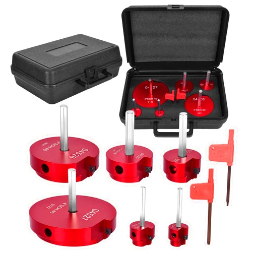 Mekote PPRK6 Plastic PVC Pipe Fitting Reamer 6 Pieces pvc fitting saver kit Fit into standard 1/2