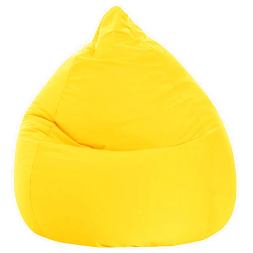 Gouchee Home Easy Collection Contemporary Polyester Microfiber Upholstered Plush Bean Bag Chair, Gold, X-Large (S2994140)