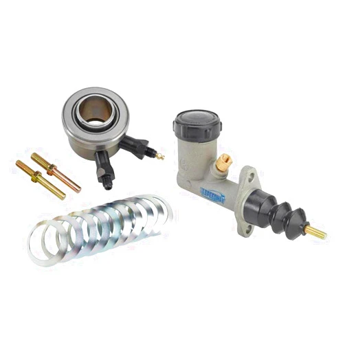 Speedway Motors SBC Small Block Chevy V8 Engine Crossmember Motor Mount Kit - Hydraulic Throwout Bearing & Mast Cylinder 3/4in - Easy Installation - Lightweight and Compact Design