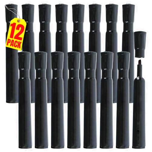 Always23 Chisel Tip Permanent Marker, Permanent Markers Chisel Tip, Chisel Tip Black Marker, 12 Pack