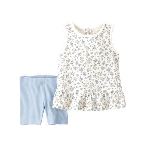 little planet by carter's unisex-baby 2-piece Shorts Set Made With Organic Cotton