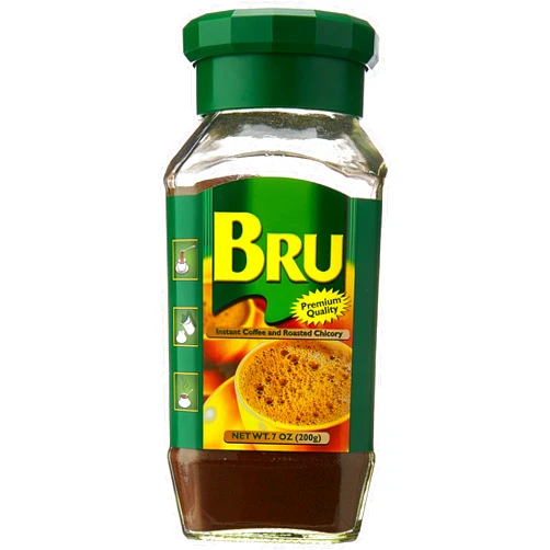 Bru Instant Coffee and Roasted Chicory, 7 oz (Package May Vary)