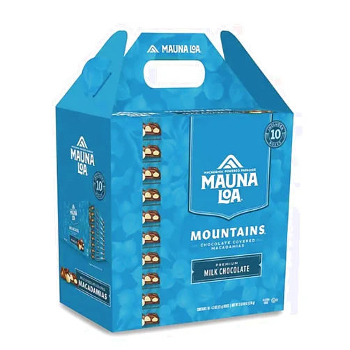 Mauna Loa Multi Pack Mauna Loa Mountains Chocolate Covered Macadamia Nuts (12-5oz boxes) (12 boxes - 180 pieces)
