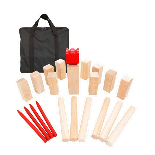 WE Games Wooden Kubb Viking Chess Outdoor Lawn Game