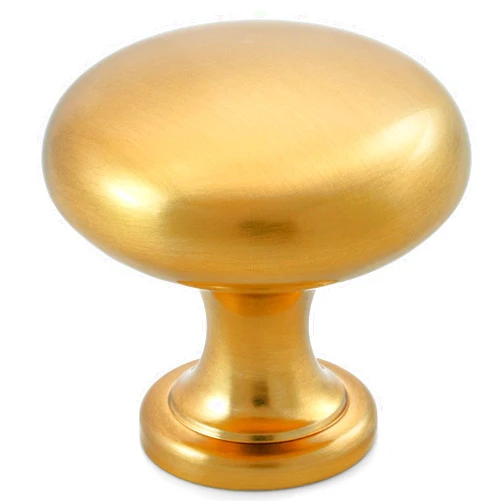 HESTIA HARDWARE 20 Pack | Brushed Gold Kitchen Cabinet Drawer Knob | Gold Round Knob | Champagne 1-1/5 Inch Dresser Knob Drawer Knob (Z5.20.L)