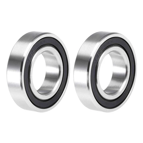 uxcell S6005-2RS Deep Groove Ball Bearings 25mm x 47mm x 12mm Double Sealed 440C Stainless Steel 2pcs