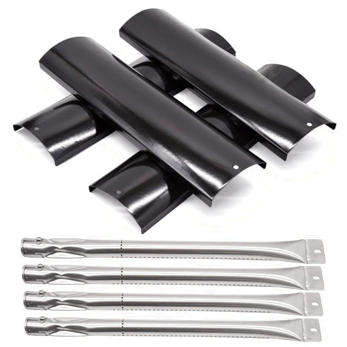 Hipoilk Gas Grill Parts for Kenmore 148.45961610 148.20125510 148.34176411 148.16656010 148.23683310 148.16656011 148.23682310 148.34176410, Master Forge SH3118B P3018 Burners Heat Plates Replacement