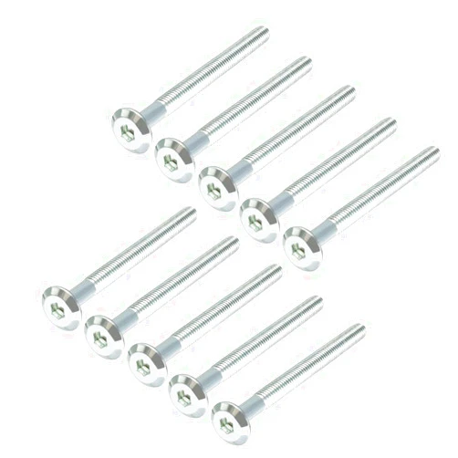 uxcell M6x70mm Furniture Bolts Hex Socket Screws 50mm Thread Length Zinc Plated 10pcs