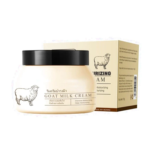 Grospe Goat Milk Anti-Wrinkle Cream - Face Moisturizer with Peptides, Intensive Hydration for Mature & Dry Skin, Firming & Lifting Formula, 3.5oz