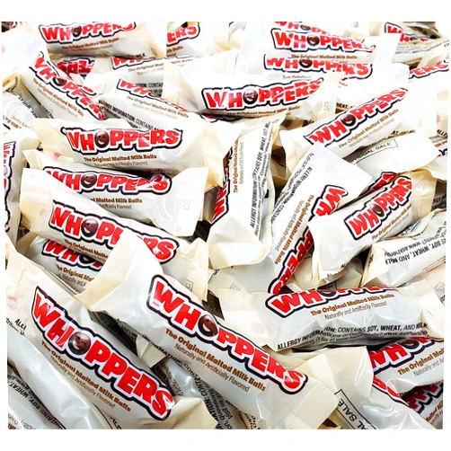 Tundras WHOPPERS Candy Easter Chocolate Fillers Covered Malted Milk Balls - 4 Pounds individual wrapped, Fun Size Sweet, Crispy, Crunchy Core with Chocolaty Coating