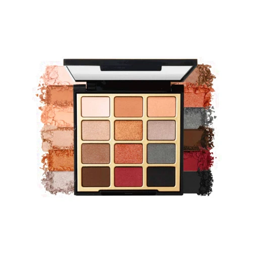 Milani Bold Obsessions Eyeshadow Palette (0.48 Ounce) 12 Cruelty-Free Jewel-Tone Matte & Metallic Eyeshadow Colors for Long-Lasting Wear