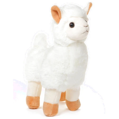 Bearington Collection Bearington Lil' Alma Small Plush Stuffed Animal Llama, 7 inches
