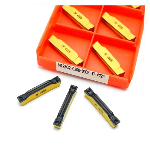 TRENTSNOOK cnc tools Carbide N123G2 0300 0003 TF 4225 Slotting Insert N123G2 Insert Cutting Grooving Tool CNC Tool N123G2 0300 TF 4225