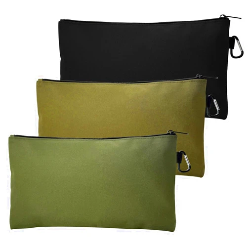 Vastarsky 3 Pack Tool Pouch, Premium Small Tool Bag, Multipurpose Zipper Pouches for Organizing, Waterproof Utility Tool Bags with Carabiner, Tools Storage Organizer for Men