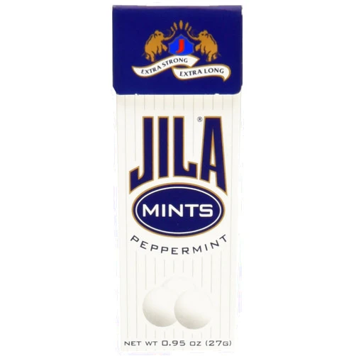 Jila Mints, Peppermint, 0.95-Ounce Packages (Pack of 12)
