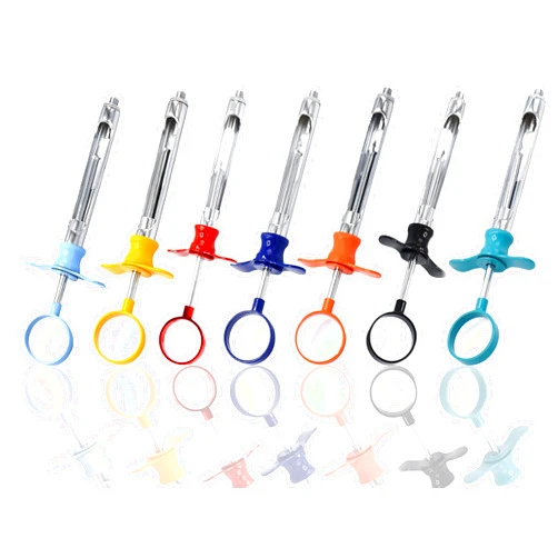 AAProTools Dental Syringe 1.8ml Set of 7 Stainless Steel Dental Instrument (7 Color)