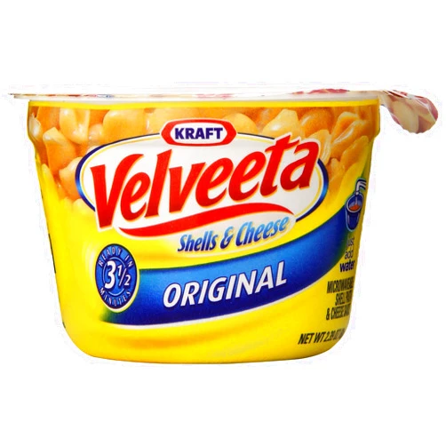 Kraft Velveeta Shells and Cheese Original Microwaveable Single Serve Cups, 19.1 Ounce (Pack of 2)
