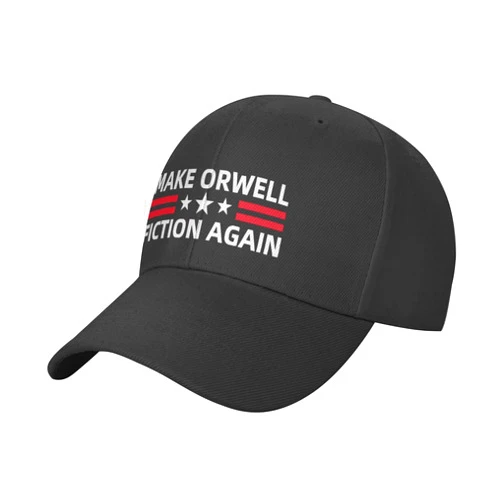 Ultaro Make Orwell Fiction Again Hat Men Women Baseball Cap Trucker Hat Black