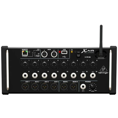 Behringer X Air XR16 Digital Mixer for iPad/Android Tablet with Wi-Fi and USB Recorder