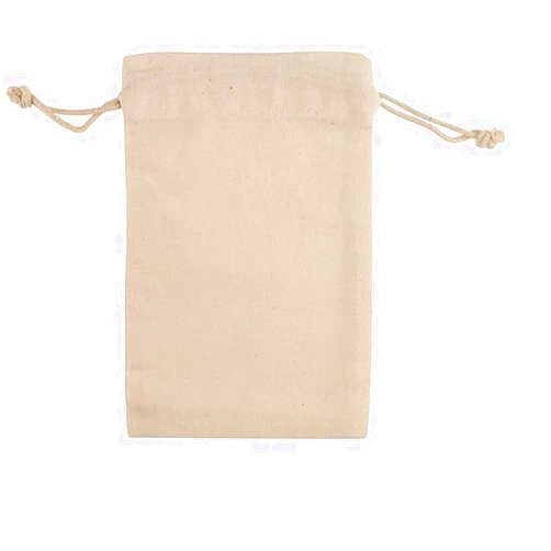 KUPOO 50PS Cotton Bags Cotton Muslin Bags Drawstring Muslin Bag for Wedding Party Favor and DIY Craft (3.5X4.75 Inch)