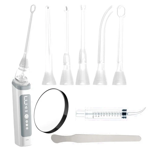 IINCOOY Tonsil Stone Remover Kit Electronic Vacuum Oral Care Mouth Cleaner with 3 Suction Modes Instant Suction Tools