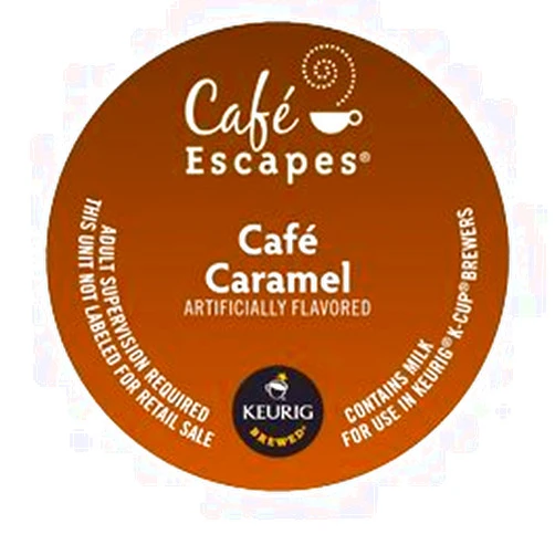 Café Escapes Cafe Escapes Cafe Caramel, K-Cup Portion Pack for Keurig Brewers (24 Count)