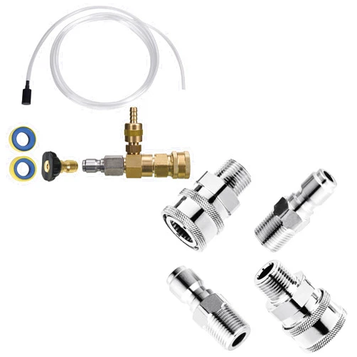 M MINGLE Adjustable Chemical Injector Kit, M MINGLE Pressure Washer Adapter