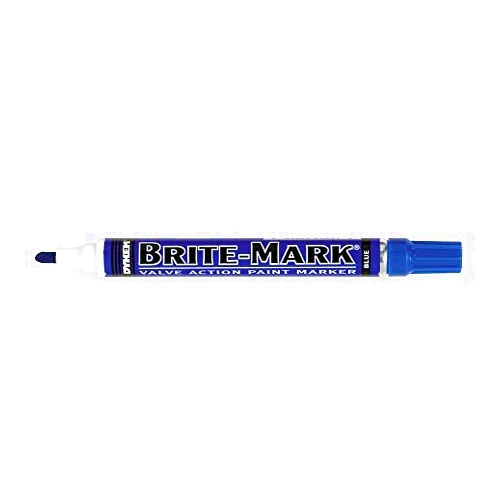 Dykem Paint Marker, Brite Mark(R) 916, Blue - 84001 Pack of 10