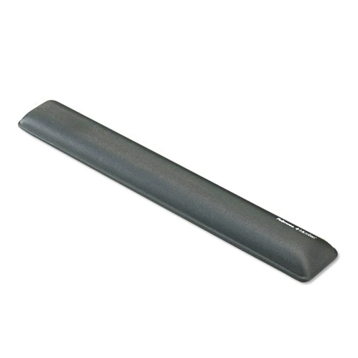 Fellowes Gel Wrist Rest with Microban Product Protection, Graphite (9175301)