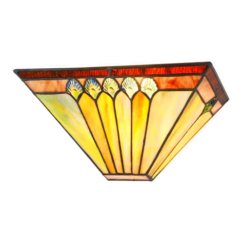 RADIANCE goods Tiffany-Style 1 Light Mission Indoor Wall Sconce 12