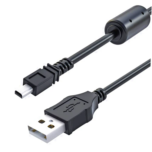 Ancable UC-E6 USB Cable, 3-Feet USB Mini-B Universal Digital Camera Data Transfer Cord Charger Cable Compatible for Nikon CoolPix, L, D, P, Series Digital Camera