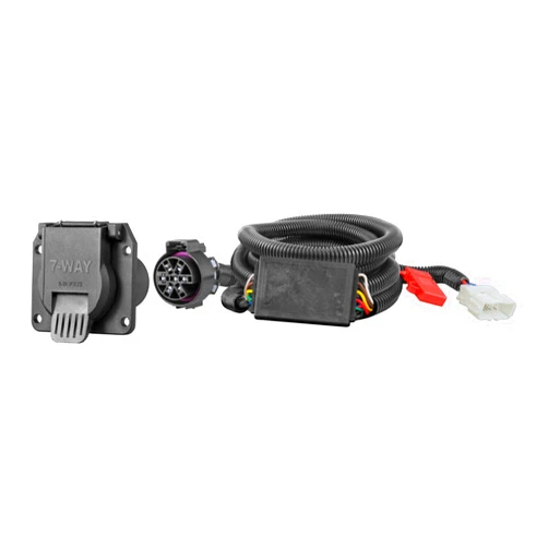 CURT 56421 Vehicle-Side Custom RV Blade 7-Pin Trailer Wiring Harness, Fits Select Honda Pilot, Passport , Black