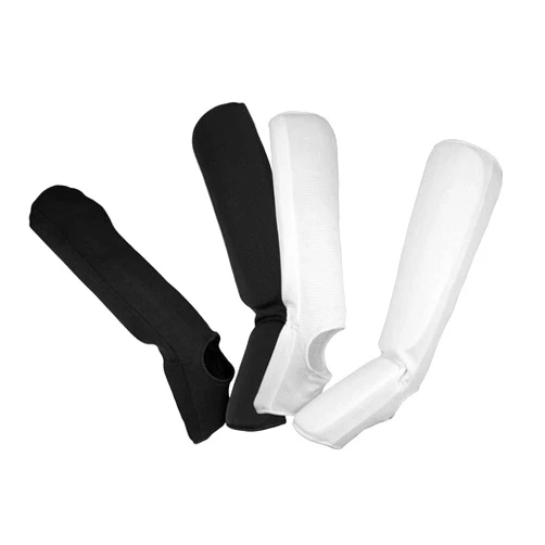 ULTIMATE FIGHT GEAR Ultimate - Cloth Shin Instep Guard for Karate TKD MMA Kickboxing Combat Training