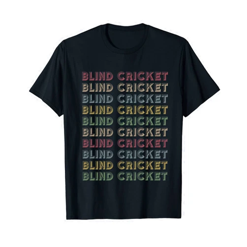 Check out my Blind Cricket Shirts Retro Blind Cricket Repetitive Vintage Player T-Shirt