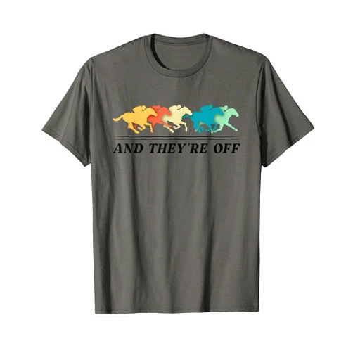 Cool Horseback Riding Rodeo For Men Women Design Funny Horse Racing Jockey Racer Derby Rider Track Race Gifts T-Shirt