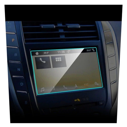 Generic For Lincoln For MKS For MKT For MKX Car GPS Navigation Screen Protector Tempered Glass Protect Film Auto Accessories Car GPS Protective Film