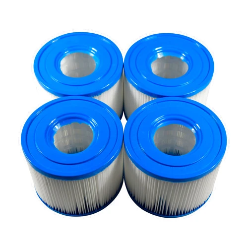 HQRP 4pcs Type S1 Spa Hot Tub Pool Filters Replacement for Intex 29001E 29011E Compatible with Intex PureSpa 28403E 28407E 28443E 28453E 28421E 28423E 28413E 28453E, Easy Set Pool Cartridge Filters