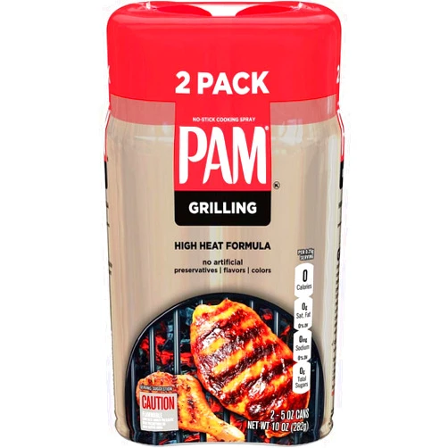 Pam GM Concepts Pam No Stick Grilling Spray, 5 Ounce (Pack of 2)