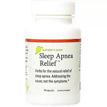 pizety Natures Rite Sleep Relief Bottle Sleep Apnea Relief - 30 Count Nature's Rite