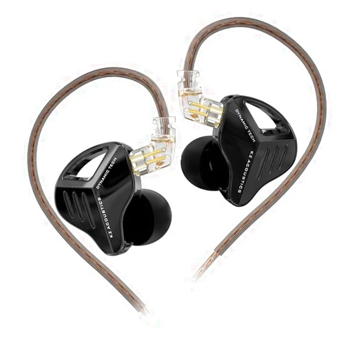 Linsoul KZ ZVX Pro in Ear Monitor,HiFi Wired Earbuds,Acoustically Tuned All-Metal Dynamic IEM Earphones with Magnetic Dynamic Driver,Gaming Earbuds with Detachable OFC Cable for Musician(Without MIC)