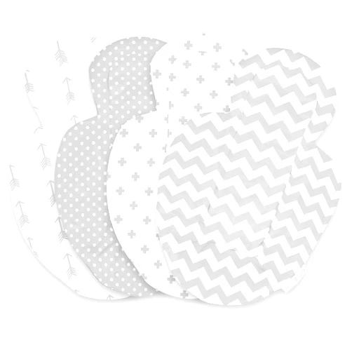 BaeBae Goods Infant Insert Compatible with 4Moms Mamaroo & Rockaroo – Car Seat Insert 2 Pack – Reversible Infant Car Seat Insert – Soft Plush Minky Car Seat Head Support Insert