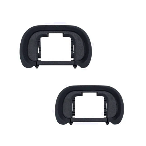 JJC Camera Eyecup Eyepiece Viewfinder for Sony A7 III A7 II A7 A7R IV A7R III A7S II A7S A99 II A9 A58 Camera, Soft Silicone Eye Cup Replacement of Sony FDA-EP18 (2 Pack)