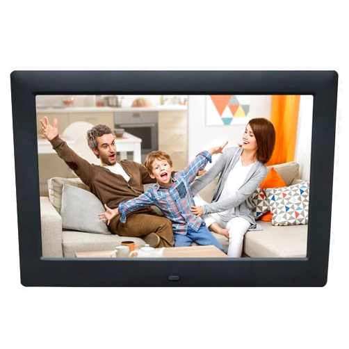 Jaihonda 10 Inch Digital Picture Frame,Digital Photo Frames IPS HD Screen with Remote Control,Support Video and Music,Slideshow,4 Windows Display,Wall Mountable