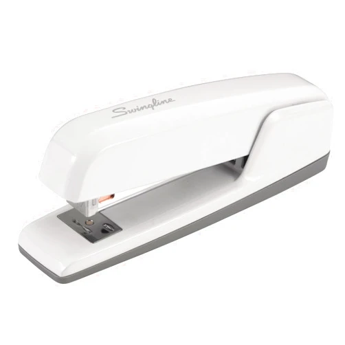 Swingline Stapler, 30 Sheet Capacity, 747 Business Stapler, Jam Free, Metal, Arctic White (S7074738)