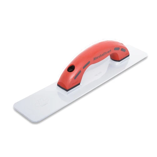 MARSHALLTOWN Cast Magnesium Hand Float, 16 Inch x 3-1/8 Inch, Concrete Float, Concrete Finishing Tool, Provides a Smooth Finish, DuraSoft Handle, Large Round Handle Style, Made in the USA, 148RD